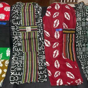Aso Oke Pants: Long African designed Aso Oke / tie and dye / Ankara baggy pants : good for all occasions  with any tops